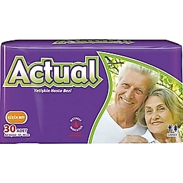 Actual Small 30'lu Belbantlı Hasta Bezi