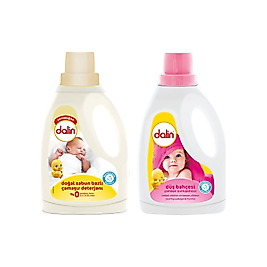 Dalin Doğal Sabun Bazlı Deterjan Ve Yumuşatıcı Düş Bahçesi 1500 ml 2'li SET