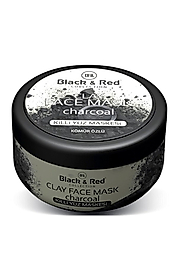 Black & Red Kömür Özü Killi Yüz Maskesi